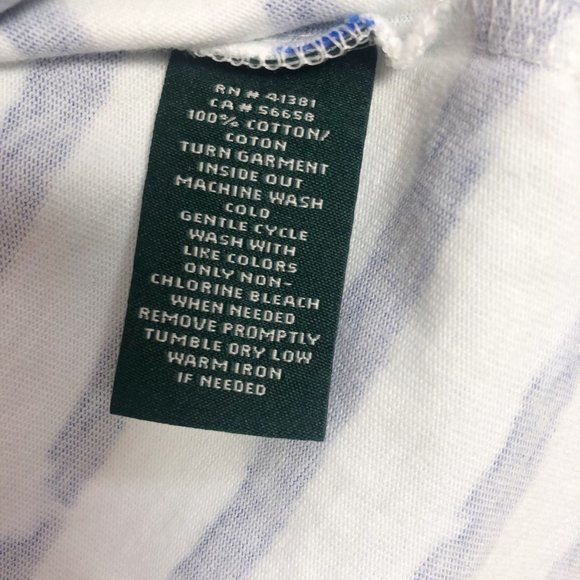 Ralph Lauren Cold-Shoulder Striped Top - Picture 8 of 8